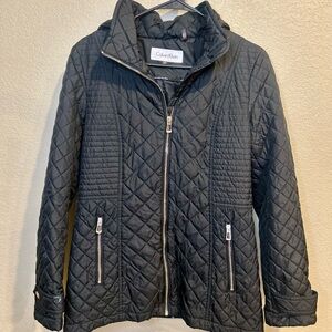 Calvin Klein Black Quilted Women’s Jacket Size S